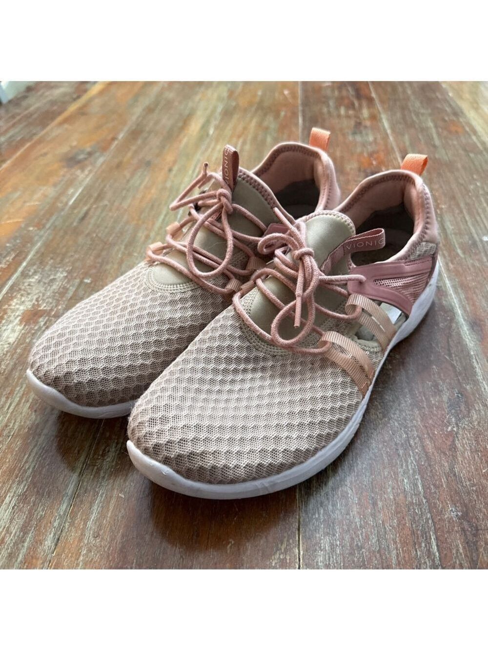 Vionic Adore Active Walking Sneakers Pink Mesh Orthotic Support Women's Size 11